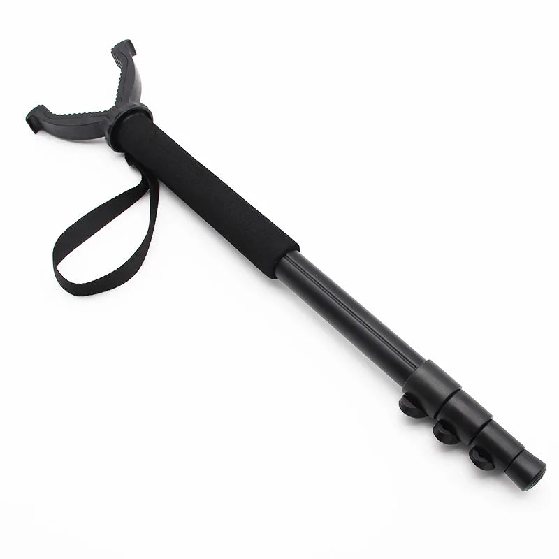 Aluminum Alloy Adjustable Height Monopod – Portable Outdoor Stand with Anti-Lost Wristband