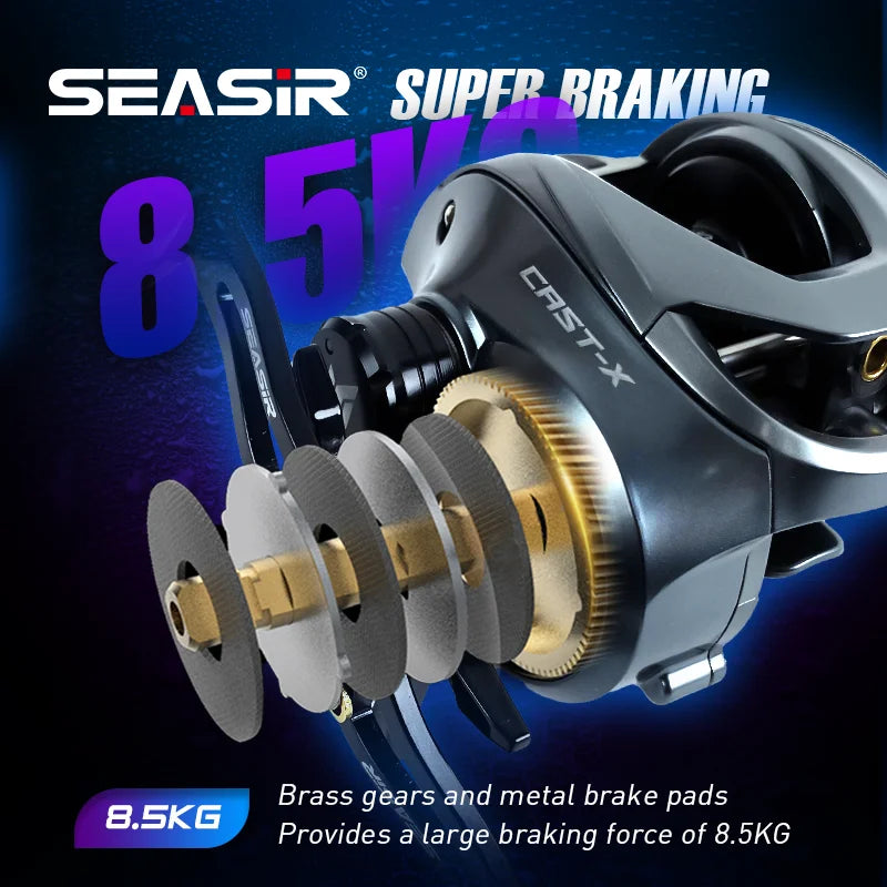 SEASIR Cast-X Baitcasting Reel,