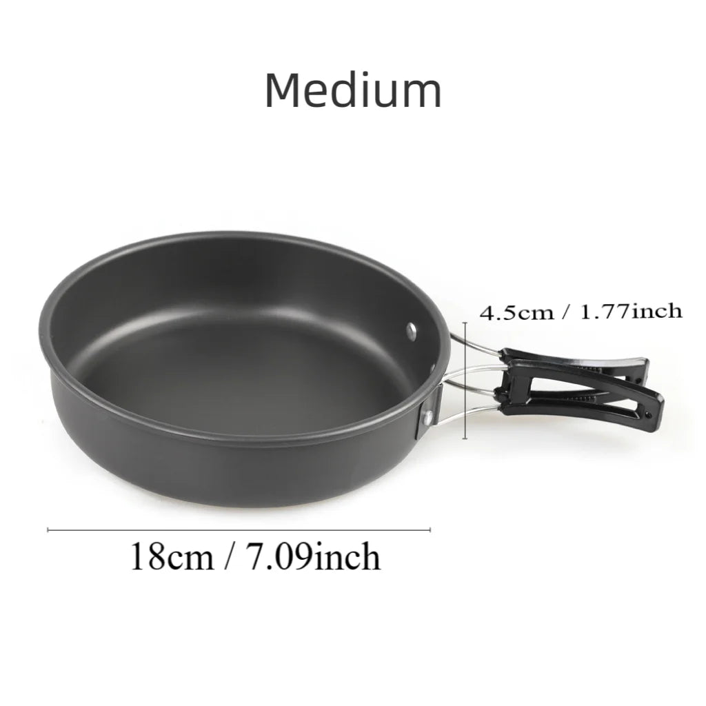 Ultralight Aluminum Camping Cookware Set