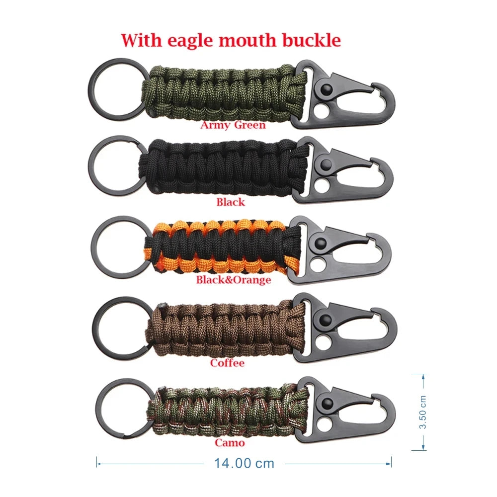 Outdoor Self-Defense Paracord Keychain – Monkey Fist Steel Ball