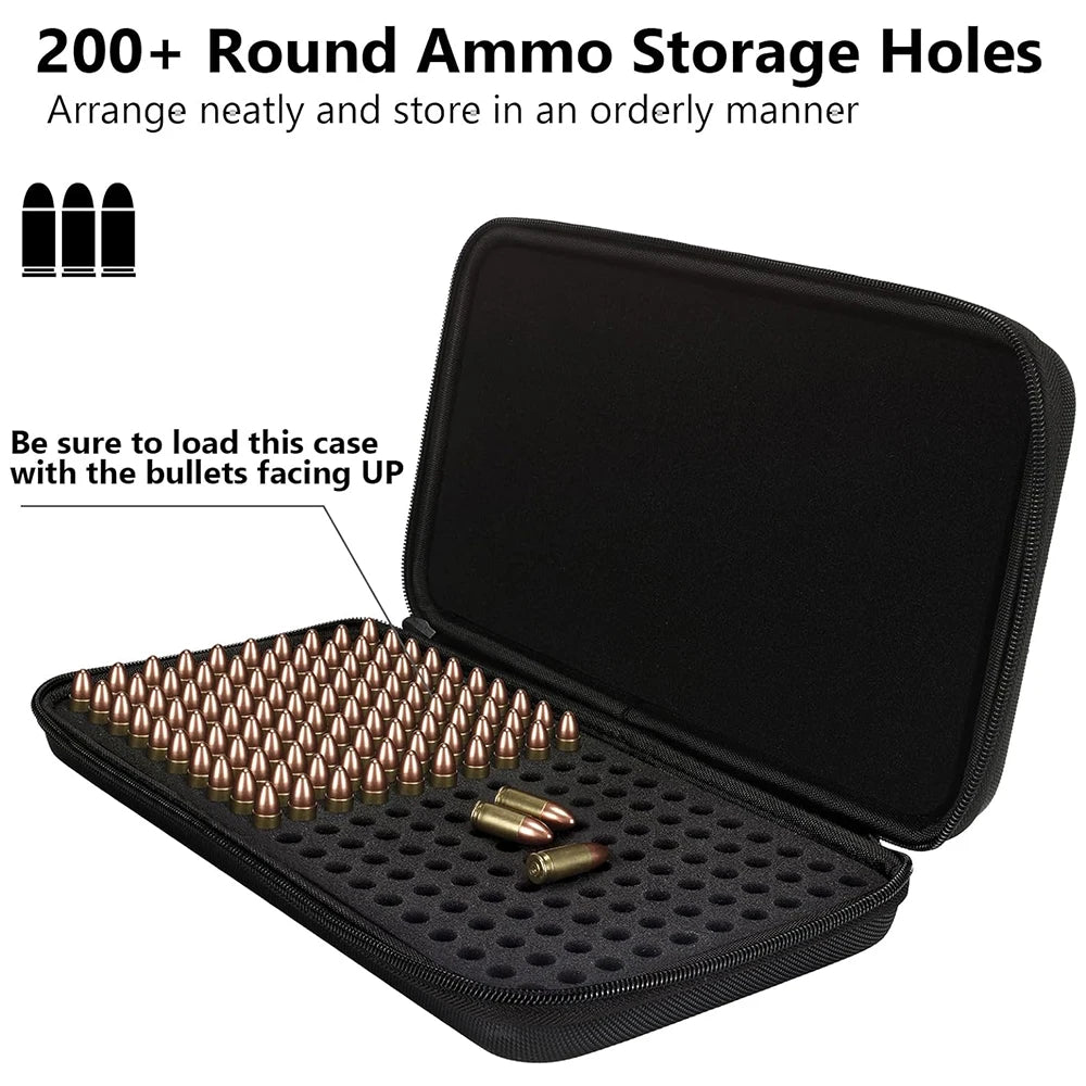 Lockable 200-Round Ammo Storage Case