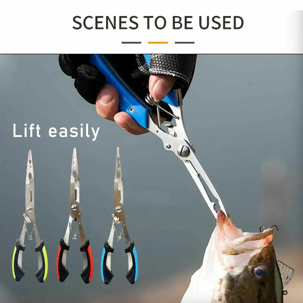 Multi-Functional Stainless Steel Fishing Pliers