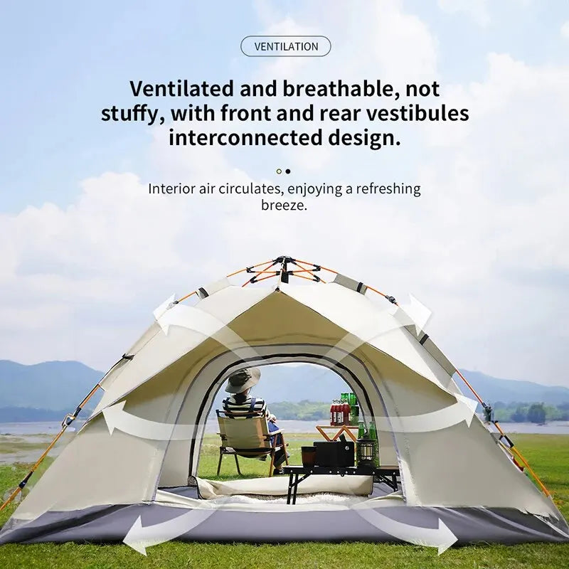 Outdoor Automatic Folding Camping Tent