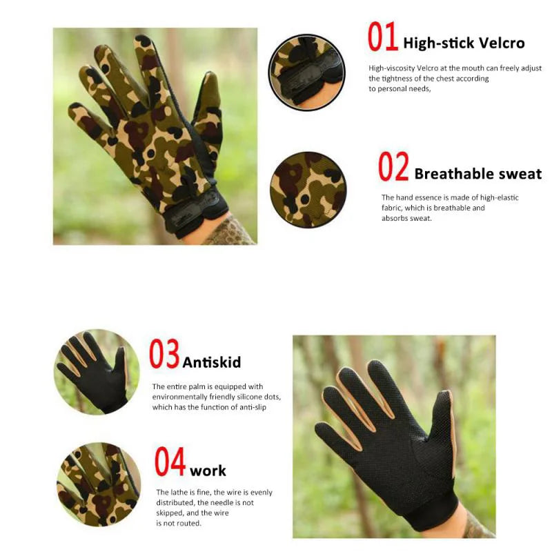 Breathable Outdoor Fishing & Riding Gloves