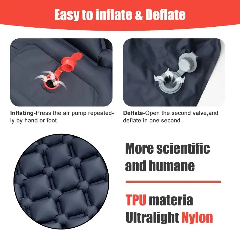 Camping Air Mattress with Built-in Pump