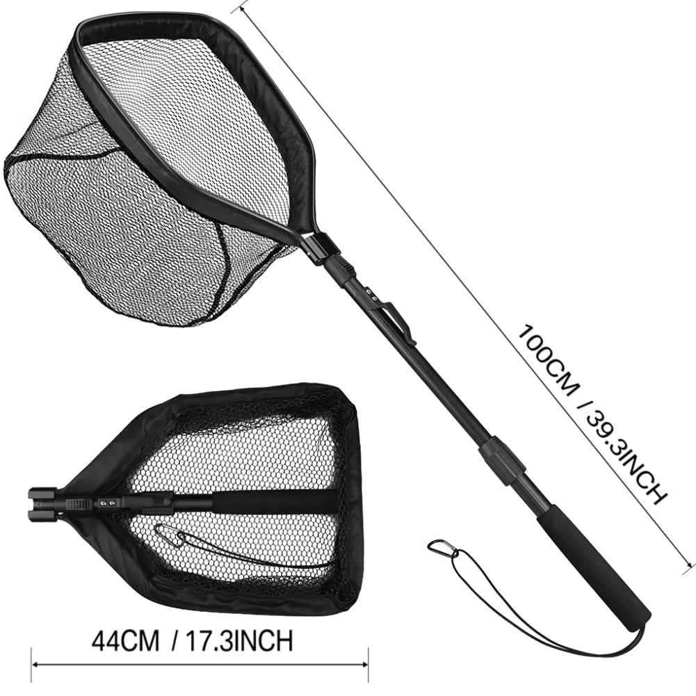 Telescopic Aluminum Fishing Landing Net