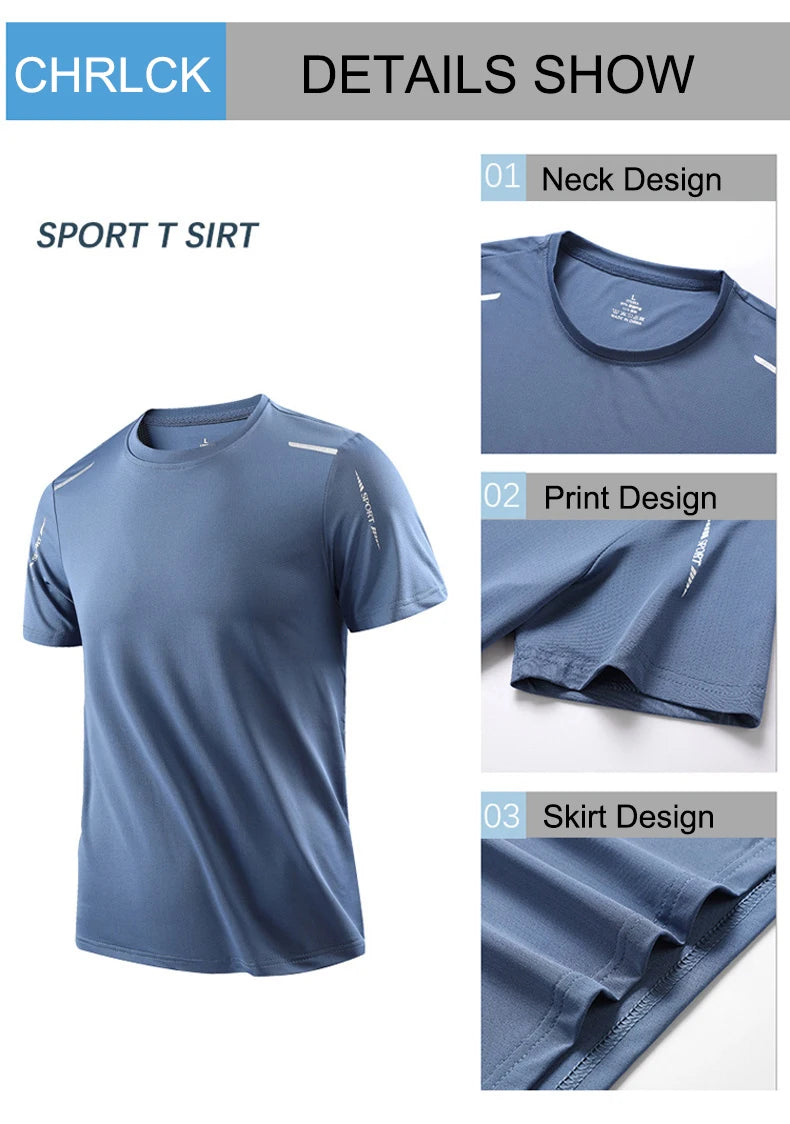 Men’s Quick-Dry Outdoor Sports T-Shirt