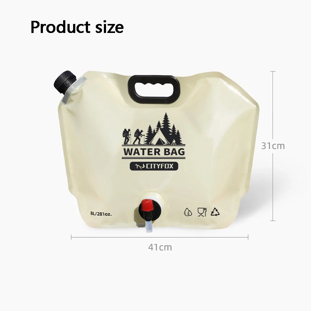 8L Foldable Water Storage Bag – Portable & Food Grade